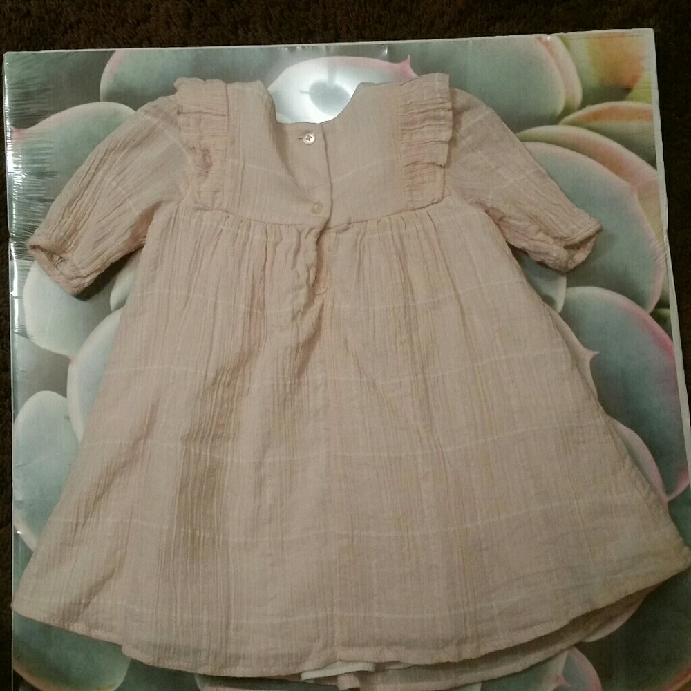 Vintage Laura Ashley London 2 pc lined dress&panties, 18M - Picture 4 of 8